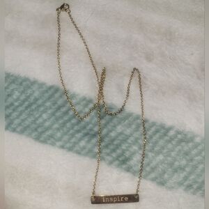 Gold Plated 'Inspire' Necklace